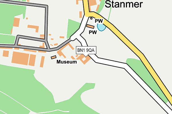 BN1 9QA map - OS OpenMap – Local (Ordnance Survey) BN1 9QA map - OS OpenMap – Local (Ordnance Survey)