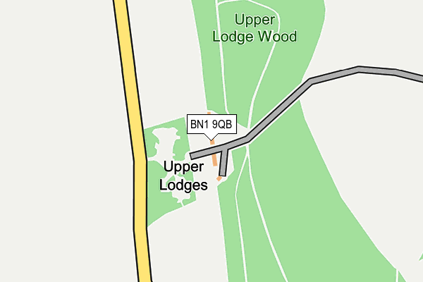 BN1 9QB map - OS OpenMap – Local (Ordnance Survey) BN1 9QB map - OS OpenMap – Local (Ordnance Survey)