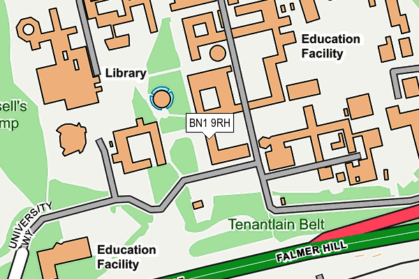 BN1 9RH map - OS OpenMap – Local (Ordnance Survey) BN1 9RH map - OS OpenMap – Local (Ordnance Survey)