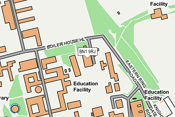 BN1 9RJ map - OS OpenMap – Local (Ordnance Survey) BN1 9RJ map - OS OpenMap – Local (Ordnance Survey)