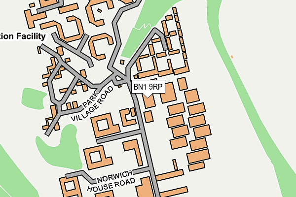 BN1 9RP map - OS OpenMap – Local (Ordnance Survey) BN1 9RP map - OS OpenMap – Local (Ordnance Survey)