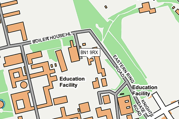 BN1 9RX map - OS OpenMap – Local (Ordnance Survey) BN1 9RX map - OS OpenMap – Local (Ordnance Survey)