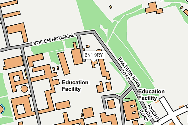 BN1 9RY map - OS OpenMap – Local (Ordnance Survey) BN1 9RY map - OS OpenMap – Local (Ordnance Survey)