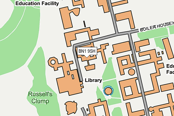 BN1 9SH map - OS OpenMap – Local (Ordnance Survey) BN1 9SH map - OS OpenMap – Local (Ordnance Survey)