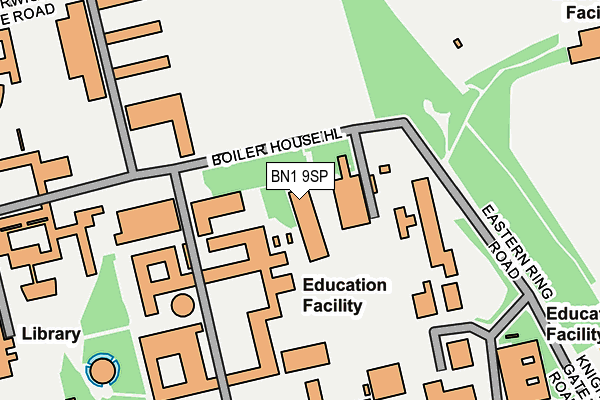 BN1 9SP map - OS OpenMap – Local (Ordnance Survey) BN1 9SP map - OS OpenMap – Local (Ordnance Survey)