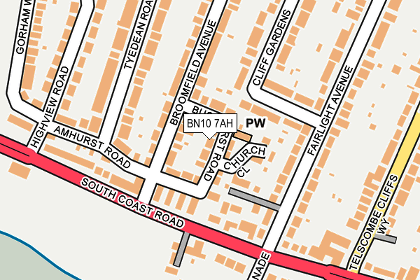 BN10 7AH map - OS OpenMap – Local (Ordnance Survey) BN10 7AH map - OS OpenMap – Local (Ordnance Survey)