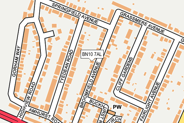 BN10 7AL map - OS OpenMap – Local (Ordnance Survey) BN10 7AL map - OS OpenMap – Local (Ordnance Survey)