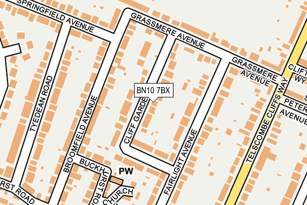 BN10 7BX map - OS OpenMap – Local (Ordnance Survey) BN10 7BX map - OS OpenMap – Local (Ordnance Survey)