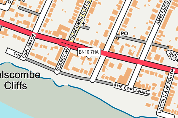 BN10 7HA map - OS OpenMap – Local (Ordnance Survey) BN10 7HA map - OS OpenMap – Local (Ordnance Survey)