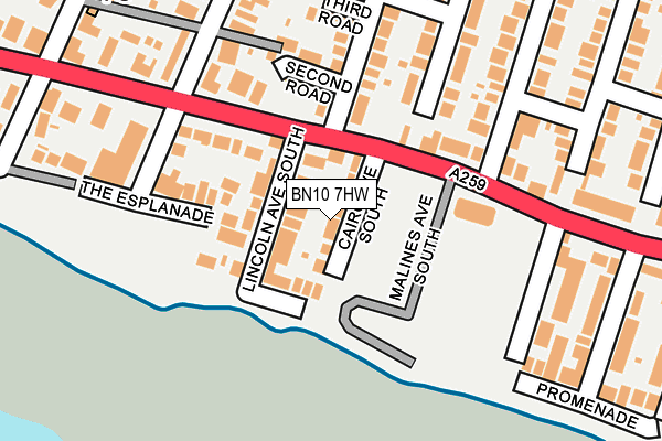 BN10 7HW map - OS OpenMap – Local (Ordnance Survey) BN10 7HW map - OS OpenMap – Local (Ordnance Survey)