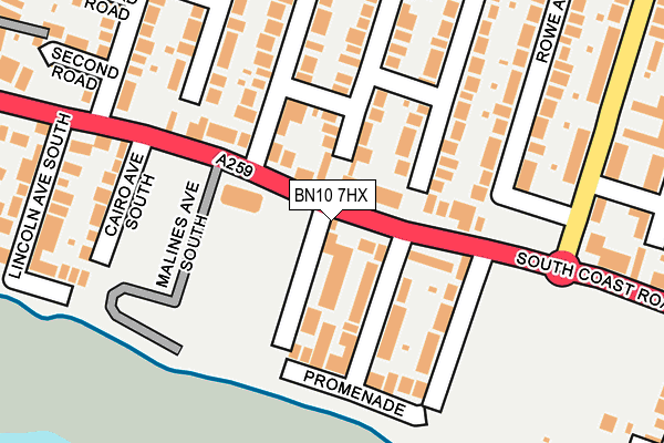 BN10 7HX map - OS OpenMap – Local (Ordnance Survey) BN10 7HX map - OS OpenMap – Local (Ordnance Survey)