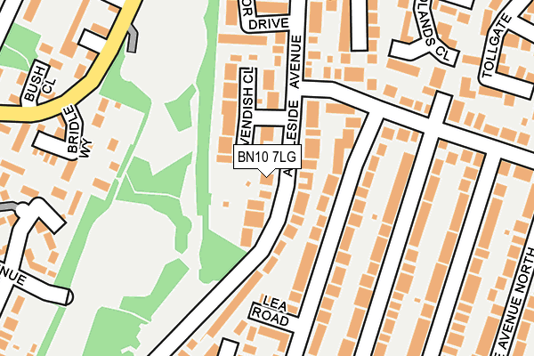BN10 7LG map - OS OpenMap – Local (Ordnance Survey) BN10 7LG map - OS OpenMap – Local (Ordnance Survey)