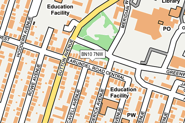 BN10 7NW map - OS OpenMap – Local (Ordnance Survey) BN10 7NW map - OS OpenMap – Local (Ordnance Survey)