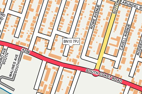 BN10 7PJ map - OS OpenMap – Local (Ordnance Survey) BN10 7PJ map - OS OpenMap – Local (Ordnance Survey)