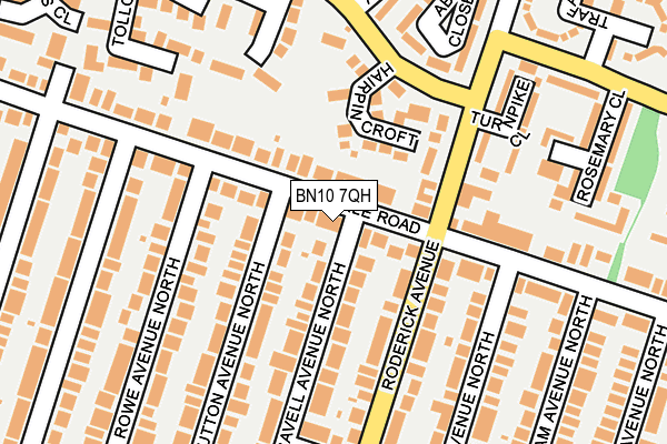 BN10 7QH map - OS OpenMap – Local (Ordnance Survey) BN10 7QH map - OS OpenMap – Local (Ordnance Survey)