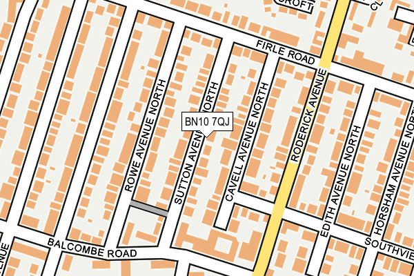 BN10 7QJ map - OS OpenMap – Local (Ordnance Survey) BN10 7QJ map - OS OpenMap – Local (Ordnance Survey)