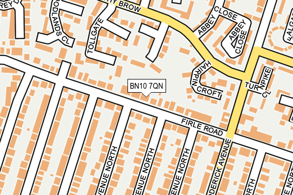 BN10 7QN map - OS OpenMap – Local (Ordnance Survey) BN10 7QN map - OS OpenMap – Local (Ordnance Survey)
