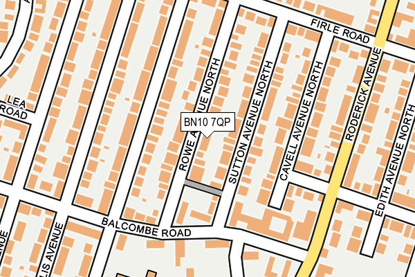 BN10 7QP map - OS OpenMap – Local (Ordnance Survey) BN10 7QP map - OS OpenMap – Local (Ordnance Survey)