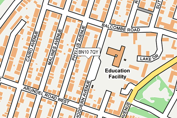 BN10 7QY map - OS OpenMap – Local (Ordnance Survey) BN10 7QY map - OS OpenMap – Local (Ordnance Survey)