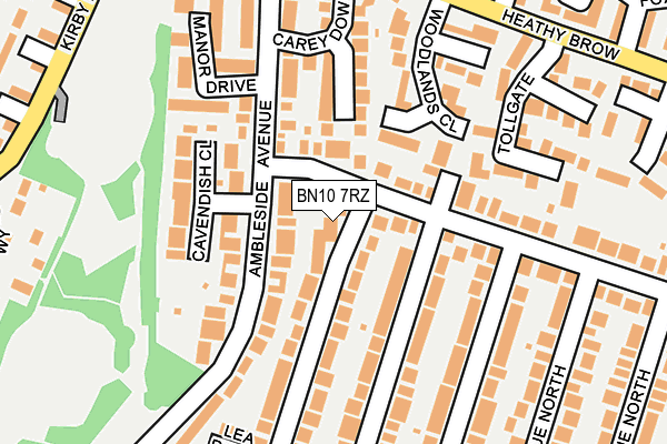 BN10 7RZ map - OS OpenMap – Local (Ordnance Survey) BN10 7RZ map - OS OpenMap – Local (Ordnance Survey)