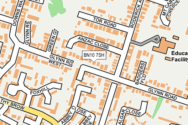 BN10 7SH map - OS OpenMap – Local (Ordnance Survey) BN10 7SH map - OS OpenMap – Local (Ordnance Survey)