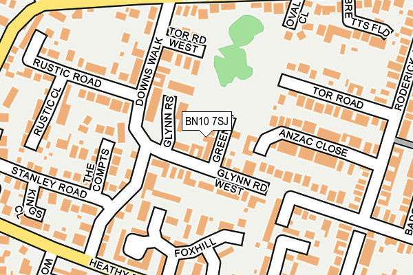 BN10 7SJ map - OS OpenMap – Local (Ordnance Survey) BN10 7SJ map - OS OpenMap – Local (Ordnance Survey)