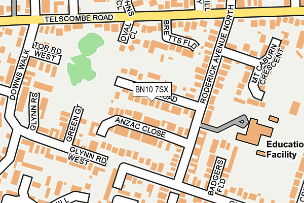 BN10 7SX map - OS OpenMap – Local (Ordnance Survey) BN10 7SX map - OS OpenMap – Local (Ordnance Survey)