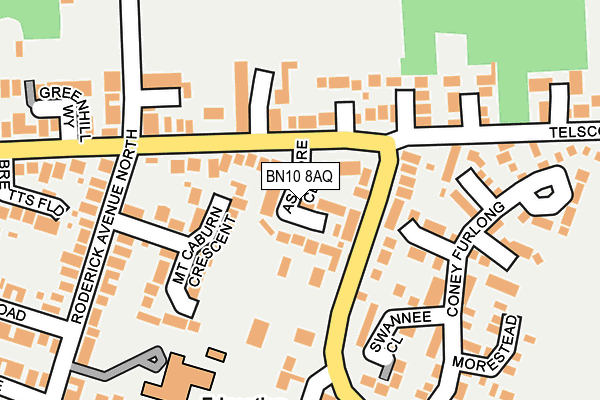 BN10 8AQ map - OS OpenMap – Local (Ordnance Survey) BN10 8AQ map - OS OpenMap – Local (Ordnance Survey)