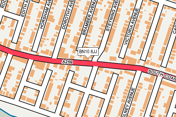 BN10 8JJ map - OS OpenMap – Local (Ordnance Survey) BN10 8JJ map - OS OpenMap – Local (Ordnance Survey)