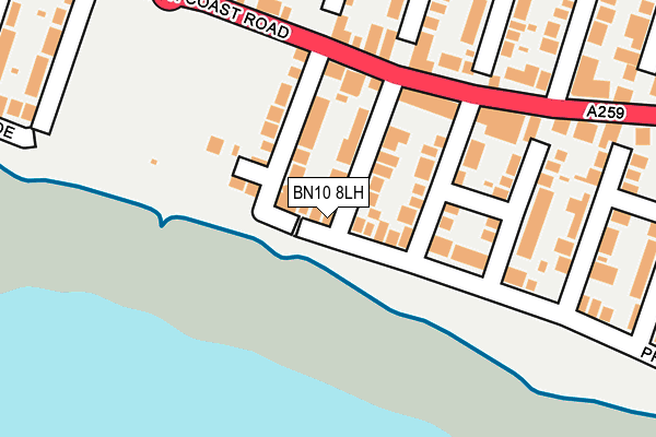 BN10 8LH map - OS OpenMap – Local (Ordnance Survey) BN10 8LH map - OS OpenMap – Local (Ordnance Survey)