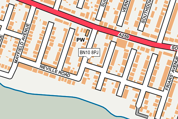 BN10 8PJ map - OS OpenMap – Local (Ordnance Survey) BN10 8PJ map - OS OpenMap – Local (Ordnance Survey)