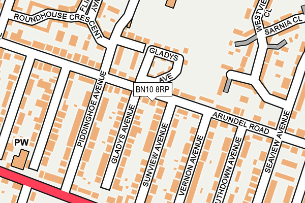 BN10 8RP map - OS OpenMap – Local (Ordnance Survey) BN10 8RP map - OS OpenMap – Local (Ordnance Survey)