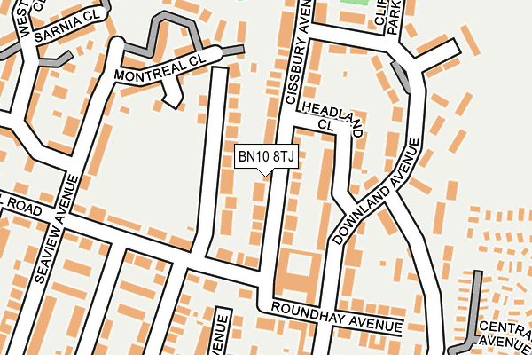BN10 8TJ map - OS OpenMap – Local (Ordnance Survey) BN10 8TJ map - OS OpenMap – Local (Ordnance Survey)