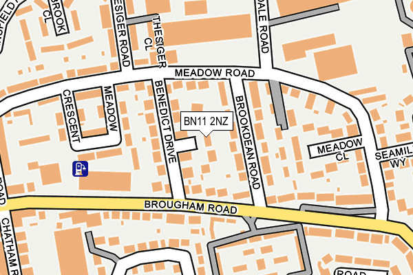 BN11 2NZ map - OS OpenMap – Local (Ordnance Survey) BN11 2NZ map - OS OpenMap – Local (Ordnance Survey)