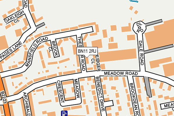BN11 2RJ map - OS OpenMap – Local (Ordnance Survey) BN11 2RJ map - OS OpenMap – Local (Ordnance Survey)