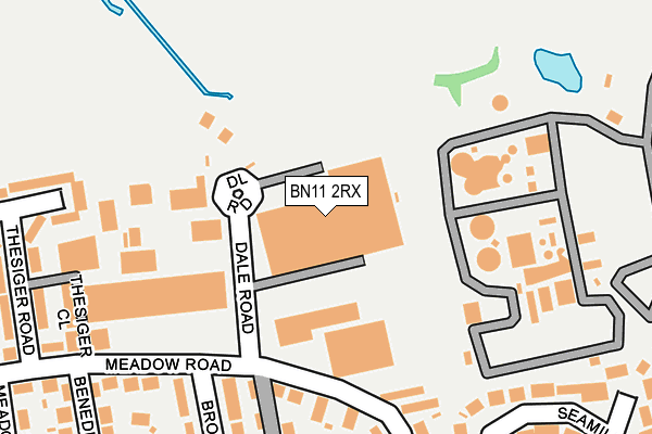 BN11 2RX map - OS OpenMap – Local (Ordnance Survey) BN11 2RX map - OS OpenMap – Local (Ordnance Survey)