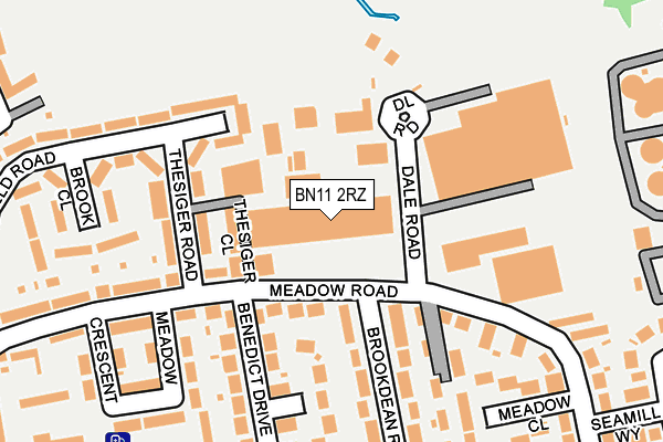 BN11 2RZ map - OS OpenMap – Local (Ordnance Survey) BN11 2RZ map - OS OpenMap – Local (Ordnance Survey)