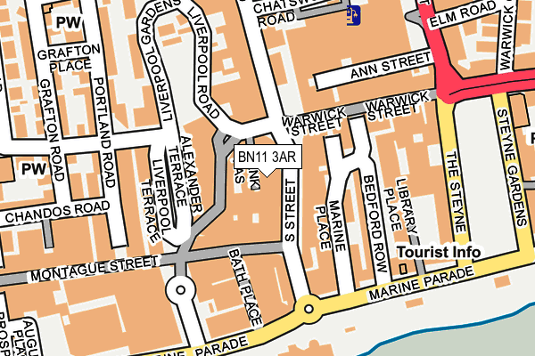 BN11 3AR map - OS OpenMap – Local (Ordnance Survey) BN11 3AR map - OS OpenMap – Local (Ordnance Survey)
