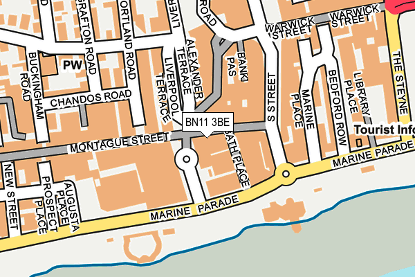 BN11 3BE map - OS OpenMap – Local (Ordnance Survey) BN11 3BE map - OS OpenMap – Local (Ordnance Survey)