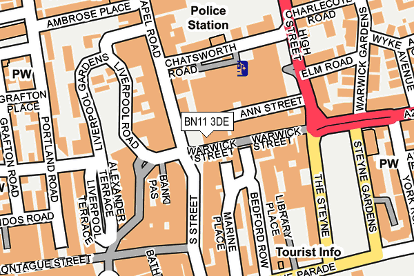 BN11 3DE map - OS OpenMap – Local (Ordnance Survey) BN11 3DE map - OS OpenMap – Local (Ordnance Survey)
