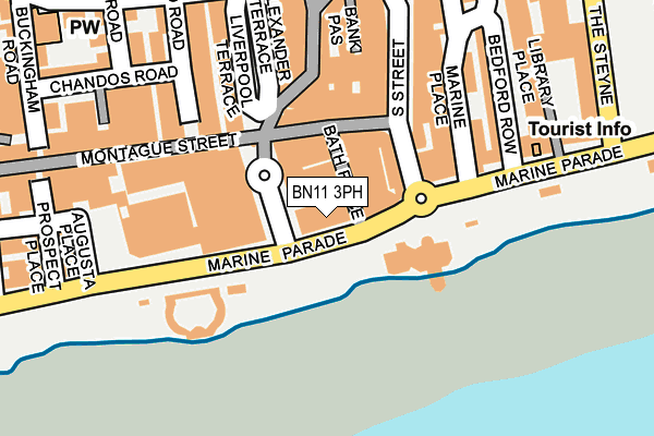 BN11 3PH map - OS OpenMap – Local (Ordnance Survey) BN11 3PH map - OS OpenMap – Local (Ordnance Survey)