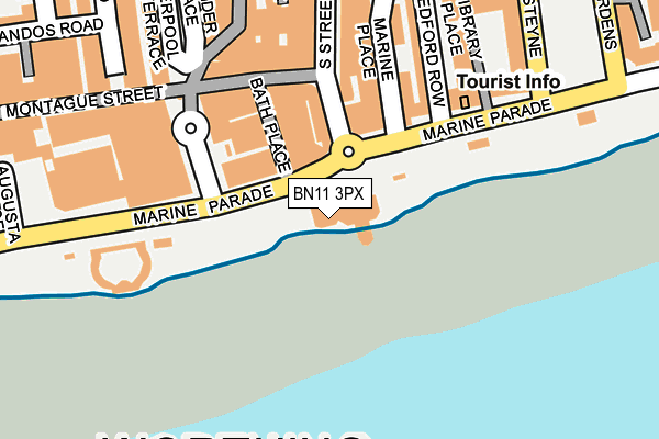 BN11 3PX map - OS OpenMap – Local (Ordnance Survey) BN11 3PX map - OS OpenMap – Local (Ordnance Survey)