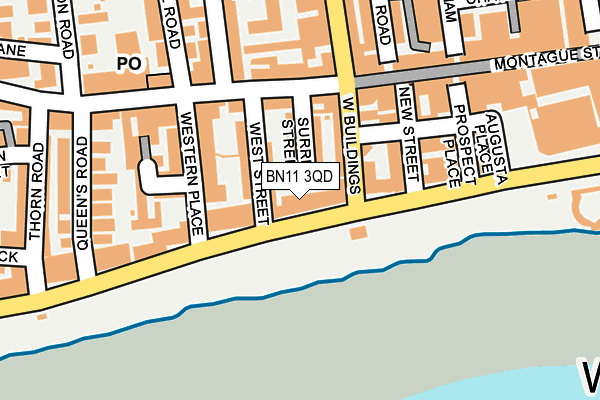 BN11 3QD map - OS OpenMap – Local (Ordnance Survey) BN11 3QD map - OS OpenMap – Local (Ordnance Survey)