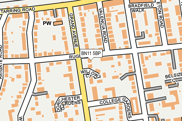 BN11 5BP map - OS OpenMap – Local (Ordnance Survey) BN11 5BP map - OS OpenMap – Local (Ordnance Survey)
