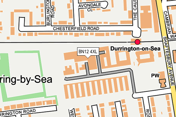 BN12 4XL map - OS OpenMap – Local (Ordnance Survey) BN12 4XL map - OS OpenMap – Local (Ordnance Survey)