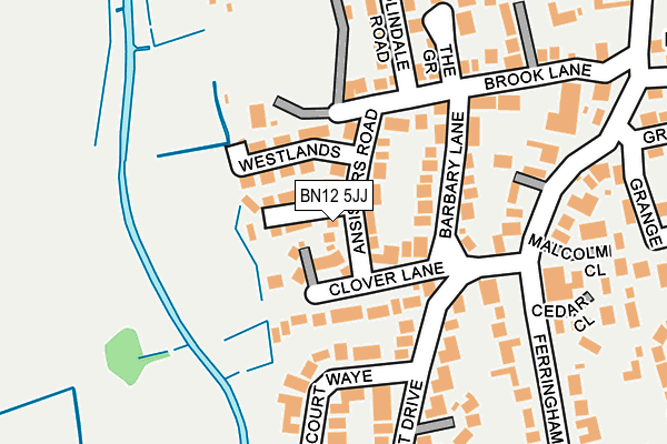 BN12 5JJ map - OS OpenMap – Local (Ordnance Survey) BN12 5JJ map - OS OpenMap – Local (Ordnance Survey)