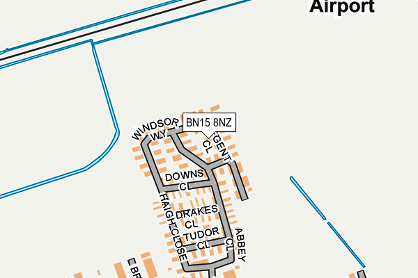 BN15 8NZ map - OS OpenMap – Local (Ordnance Survey) BN15 8NZ map - OS OpenMap – Local (Ordnance Survey)