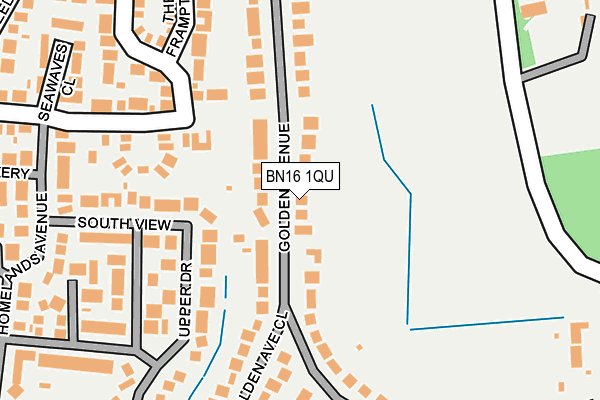 BN16 1QU map - OS OpenMap – Local (Ordnance Survey) BN16 1QU map - OS OpenMap – Local (Ordnance Survey)