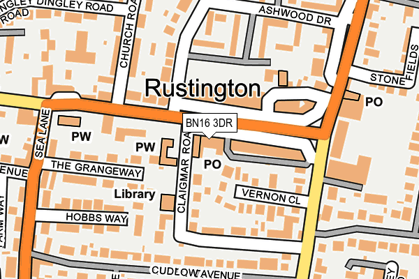 BN16 3DR map - OS OpenMap – Local (Ordnance Survey) BN16 3DR map - OS OpenMap – Local (Ordnance Survey)