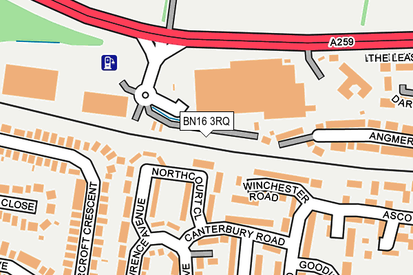 BN16 3RQ map - OS OpenMap – Local (Ordnance Survey) BN16 3RQ map - OS OpenMap – Local (Ordnance Survey)